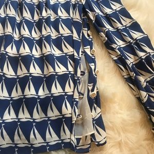 Milly of New York Tops - Milly NY Sailboat Blouse Milly of New York Tops - Milly NY Sailboat Blouse